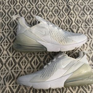 Women’s Nike air size 7 youth white sneakers